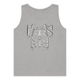 thumbnail image 1 of Gods Army, Three Crosses, Christian Art on a Tank Top., 1 of 4