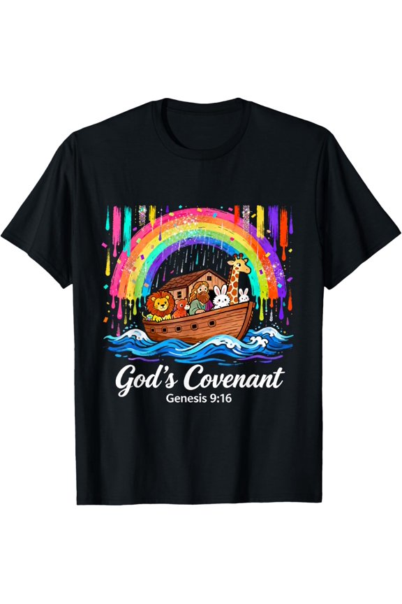 Gods Covenant Genesis 9:16 Noah Ark T-Shirt