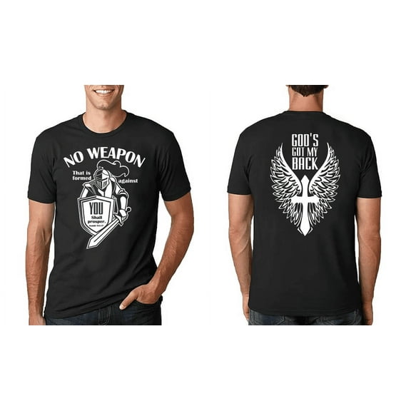 Gods Got My Back Tee Faith T-Shirt Bible Verse Christian Shirt Jesus Got My Back