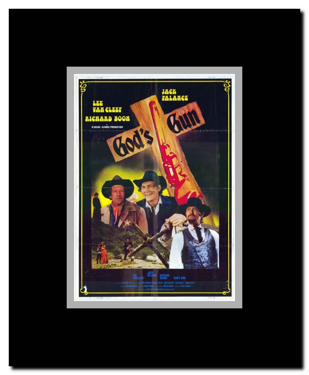 Gods Gun Framed Movie Poster