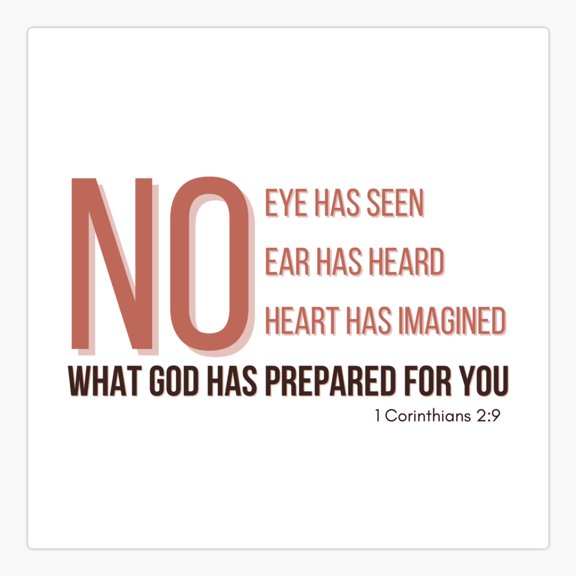 Gods Plans Faith Quote Sticker