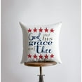 thumbnail image 1 of Gods Shed His Grace on Thee | American Throw Pillow | Home Decor | Freedom Pillow | Throw Pillows | Decorative Pillows | Fourth of July, 1 of 7