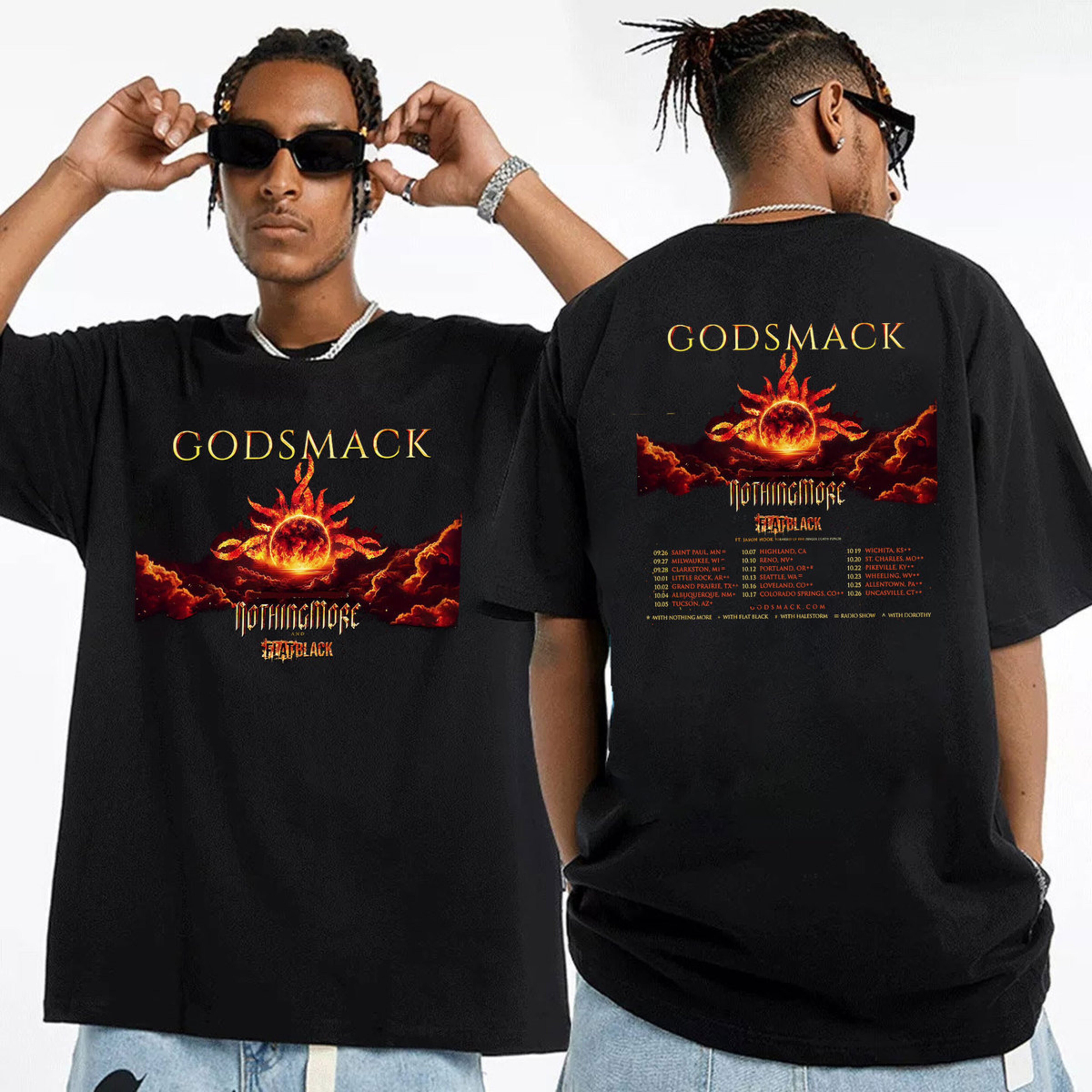 Godsmack Fall Tour 2024 Shirt Godsmack 2024 Concert Tee Godsmack Fan Shirt Godsmack Band Tour Shirt Godsmack Merch Walmart