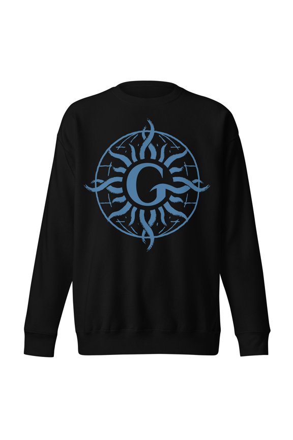 Godsmack G Compass Logo Jumbo Print Unisex Sweatshirt - Black - Medium