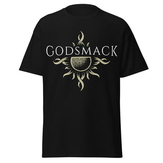 Godsmack - Moon Comes Up Jumbo Print Unisex T-Shirt - Black - Small