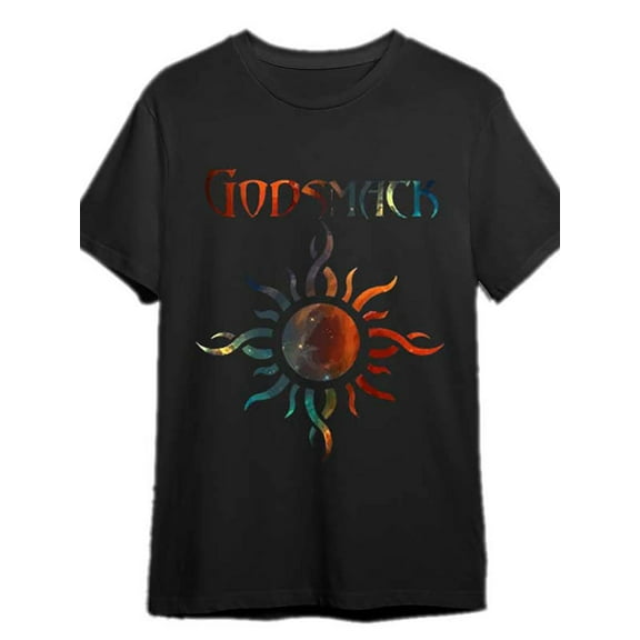 Godsmack T-shirt - Men's Short Sleeve Fun Graphic T-shirt Series Black - For Music Fans - Casual Wear - Great Gift for Rock Lovers
