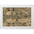 thumbnail image 1 of Godson, W. 24x17 White Modern Wood Framed Museum Art Print Titled - World Map with Planets, 1 of 4