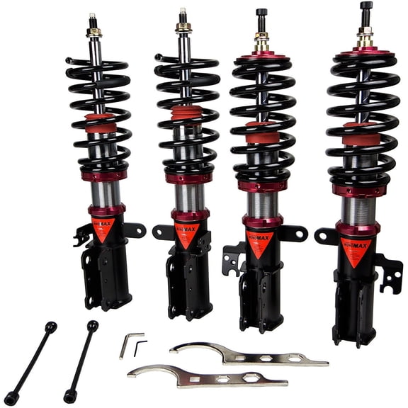 Godspeed (MMX3450-B) Lexus Es300 / ES350 (XV30) MonoMax Coilover Suspension Full adjustable 40 way Suspension Kit WIth Monotube shock design