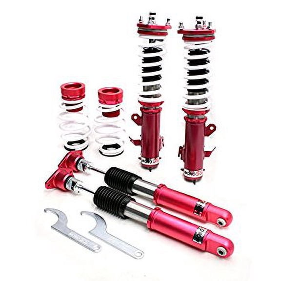 Godspeed ( MSS0410-B ) FORD FIESTA 6TH GEN 08-16 MONOSS COILOVER SUSPENSION KIT 16 Levels of Dampening +Mono-tube Shock Design