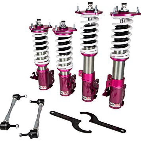 Godspeed (MSS0740-C) Nissan Pulstar 2wd ONLY 91-94 (N14) MonoSS Coilover Suspension Mono-ss Coilover Suspension 16 Levels of Dampening +Mono-tube Shock Design