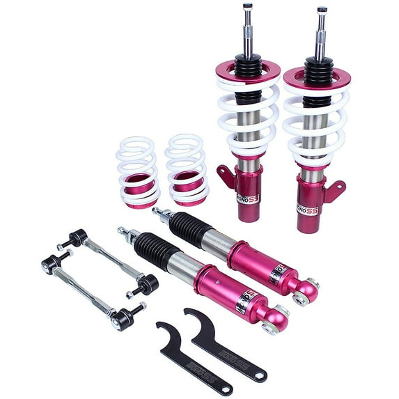 Godspeed ( MSS0840 ) MINI COOPER S 14-16 (F56) MonoSS Coilover Suspension Coilover Full adjustable 16 way Suspension Kit Monotube shock design W/ Front Camber Plate