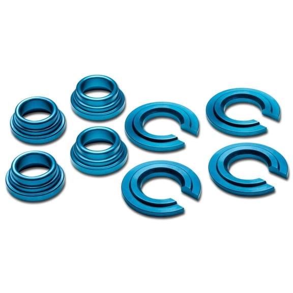 Godspeed Suspension Subframe Bushing Collars Nissan 89-98 180/240sx (S13/s14) , 90-96 300zx (Z32) , 90-94 Maxima Silvia Blue Color Good for Drifting D1