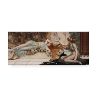 Godward 'Mischief and Repose' Canvas Art