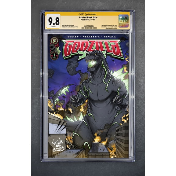 Godzilla #1 CGC Signature Series 9.8 Nate Melendez Variant A Trade LTD 500