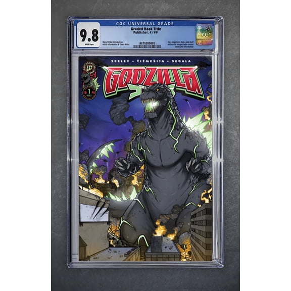 Godzilla #1 CGC Universal Series 9.8 Nate Melendez Variant A Trade LTD 500