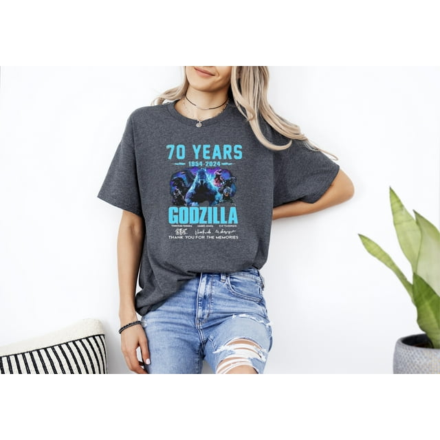 Godzilla 1954 Â€“ 2024 70Th Anniversary Thank You For The Memories T