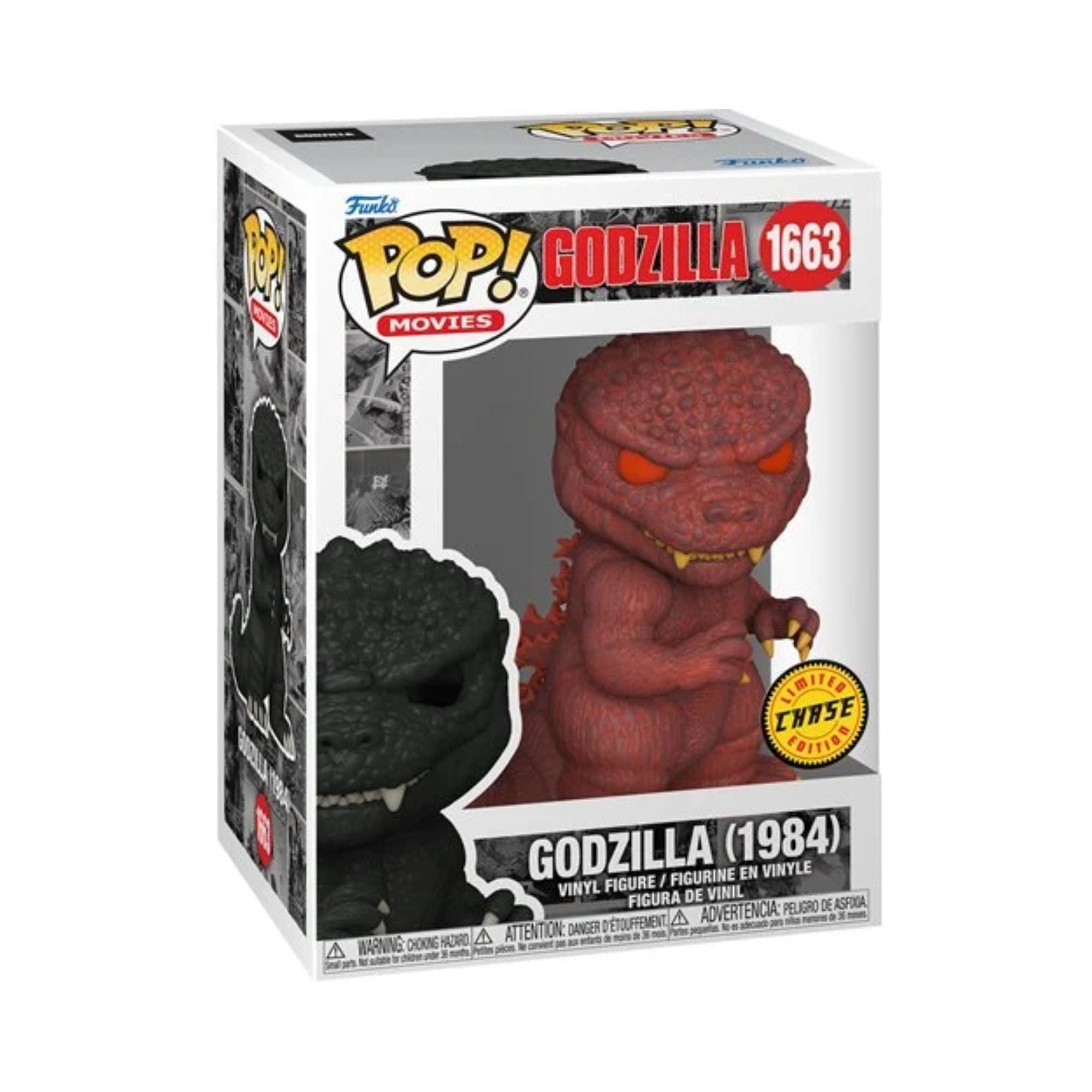 Funko Pop! Movies Godzilla (1984) 70th Anniversary Chase L.E. Vinyl Figure 1663