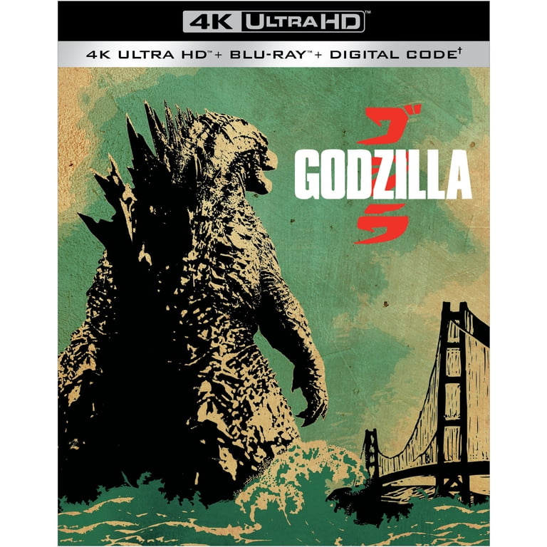 SDS, Godzilla 4K Ultra HD Blu-ray, Includes Digital Movie