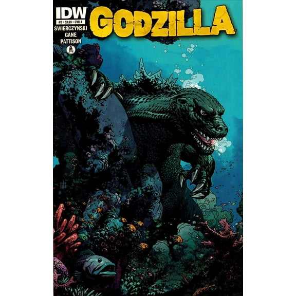 Godzilla (4th Series) #2A VF ; IDW Comic Book