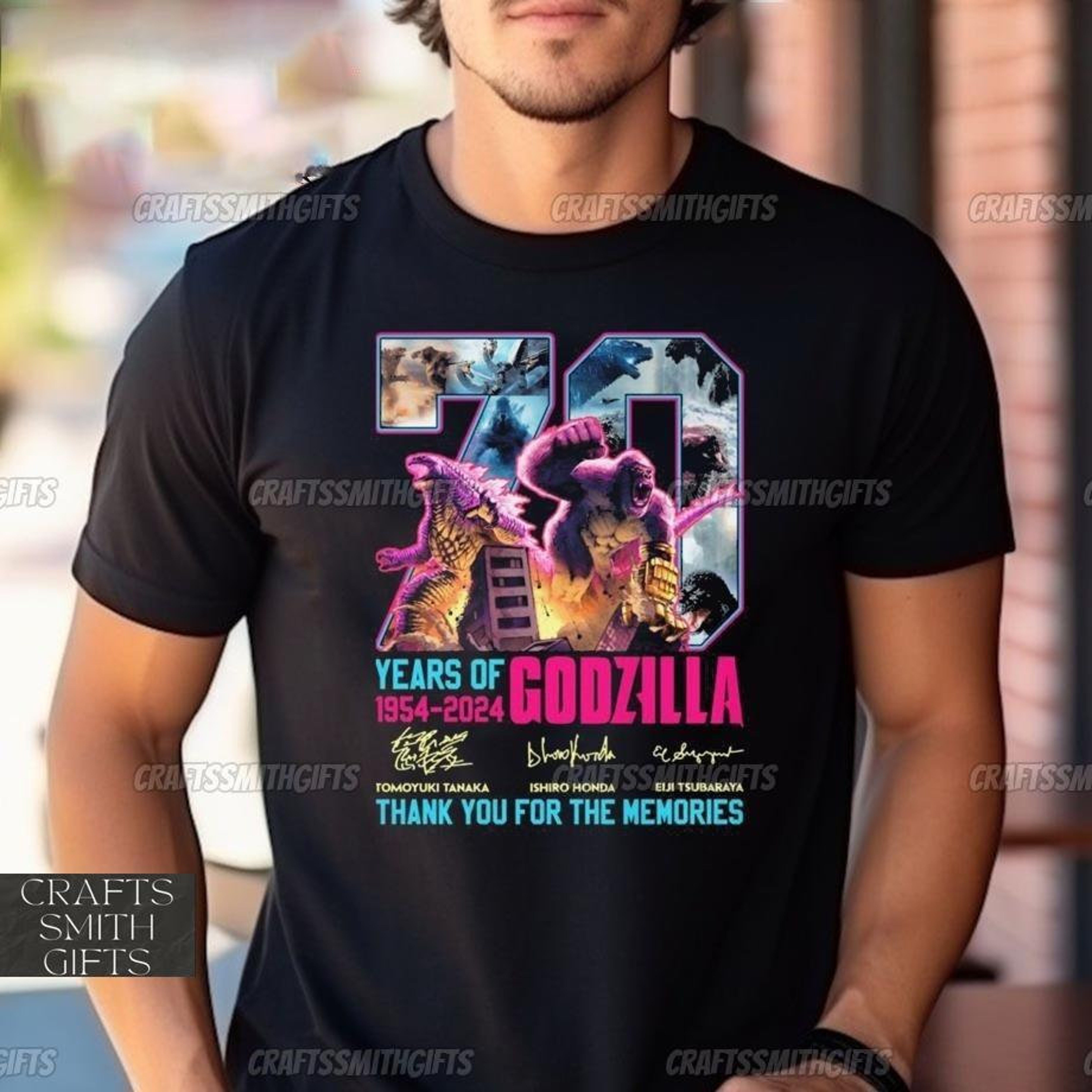 Godzilla 70th Anniversary Shirt, Godzilla X Kong The New Empire 2025