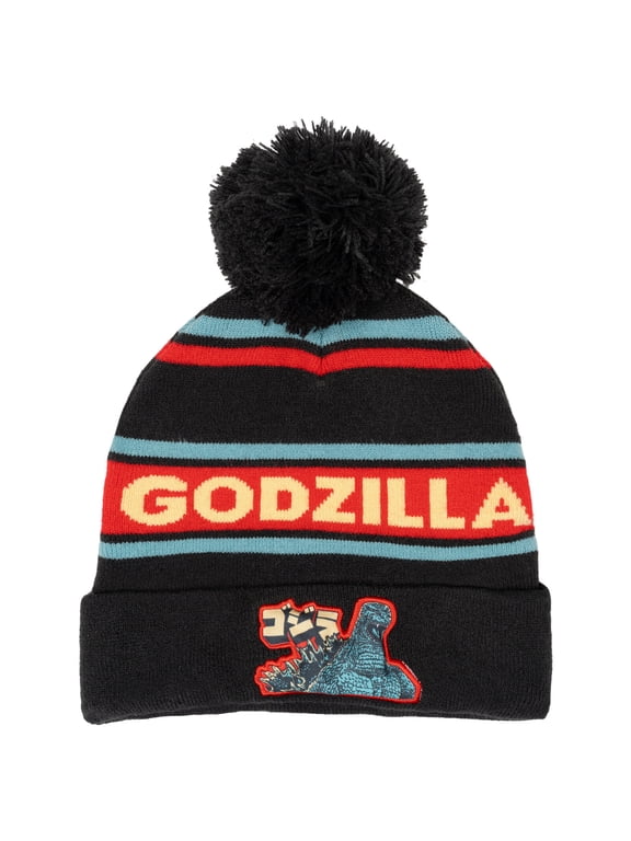 Adult Men or Women Pom Pom Beanie Winter Hat Beanie Hat Dark Grey