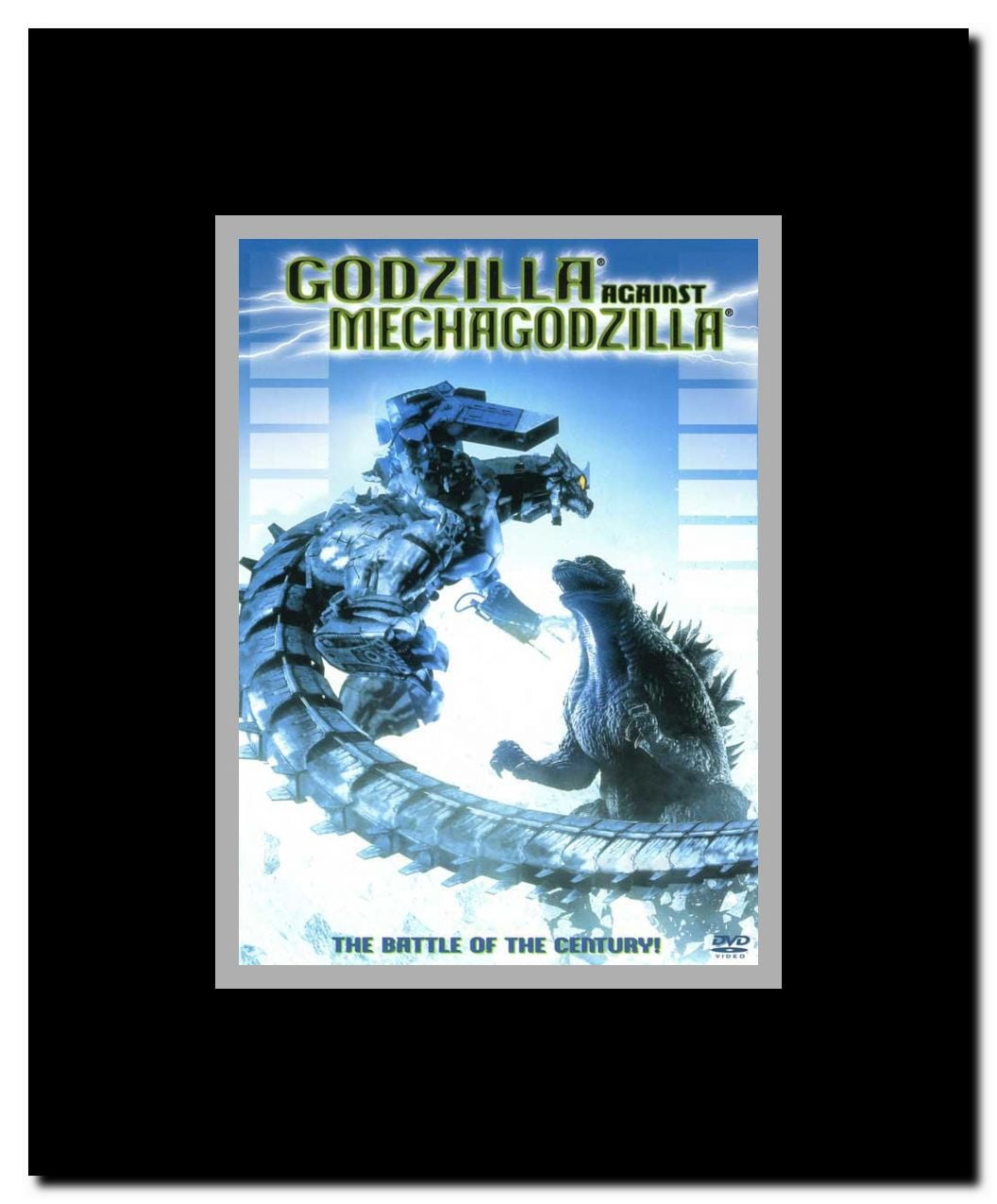 Godzilla Against MechaGodzilla Framed Movie Poster
