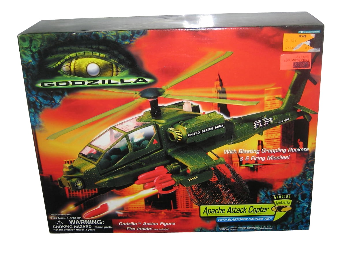 TRENDMASTERS GODZILLA ALL-TERRAIN Attack Véhicule avec Figure 1998 Misb