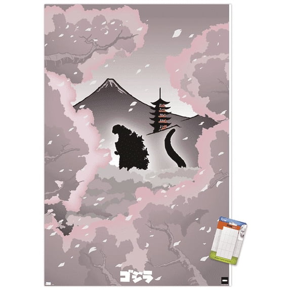 Godzilla - Backdrop Wall Poster, 14.725" x 22.375"