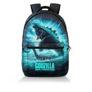 GOUJIAN Godzilla Backpack Monster Backpacks Unisex Lightweight Travel Sports Bag 3d Printed Bookbag