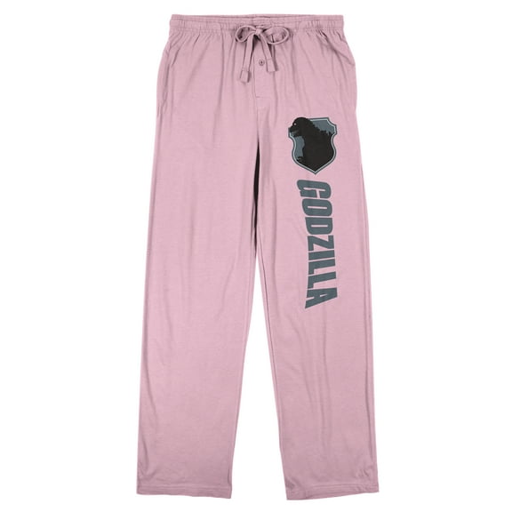 Godzilla Badge Women's Pink Sleep Pajama Pants - XS