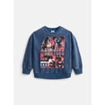thumbnail image 1 of Godzilla Boys' Halloween Graphic Sweatshirt with Long Sleeves, Sizes 4-18, 1 of 3