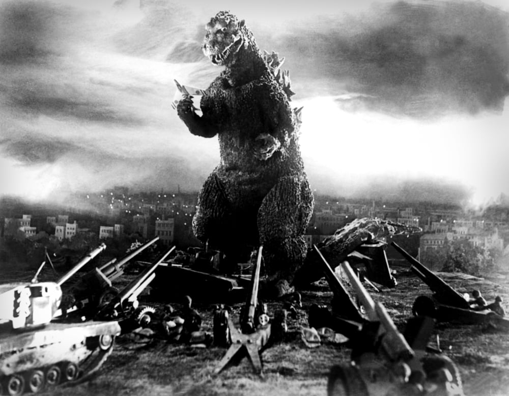Godzilla Canvas Art - (20 x 16)