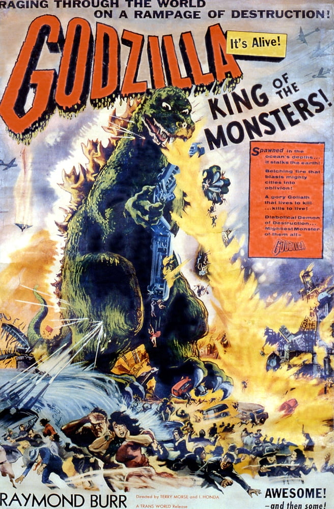 Godzilla Canvas Art - (24 x 36)