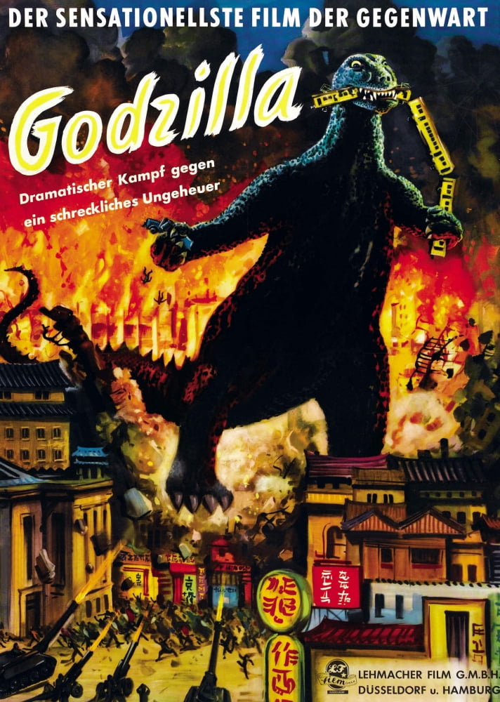 Godzilla Canvas Art - (24 x 36)