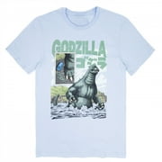 GODZILLA Classic Ocean Comic Art T-Shirt-Large