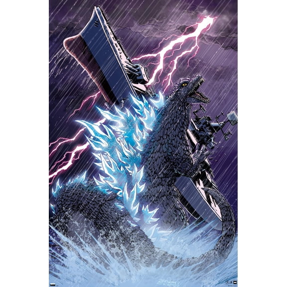 Godzilla: Comic - Lightning Wall Poster, 22.375" x 34"