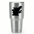 thumbnail image 1 of Godzilla Fandom |Single Yeti Decal | 3-Inch Black Vinyl Decal, 1 of 1