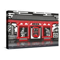 Godzilla - Fight! Canvas Wall Poster, 14.725" x 22.375"