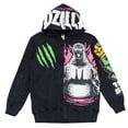 thumbnail image 1 of Godzilla Fleece Vintage Wash Matching Family Zip Up Hoodie Adult, 1 of 5