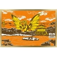 thumbnail image 1 of Godzilla - Ghidorah Wall Poster, 14.725" x 22.375", Framed, 1 of 3