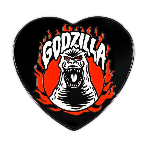 Godzilla Heart-Shaped Enamel Pin