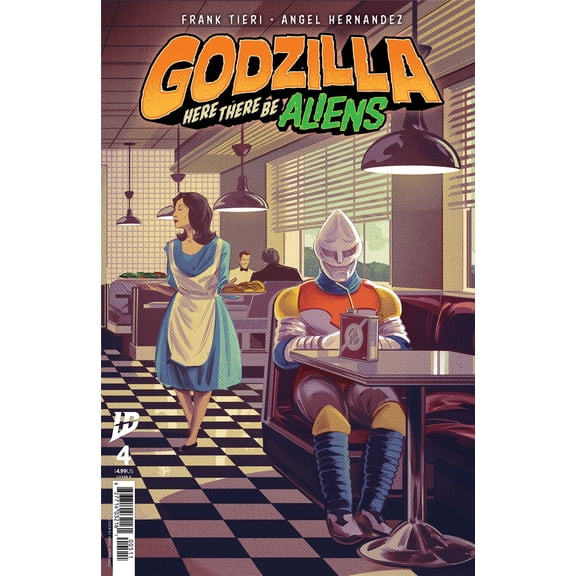 Godzilla: Here There Be Aliens #4 Variant B (Hernandez) IDW Publishing Comic Book 2025