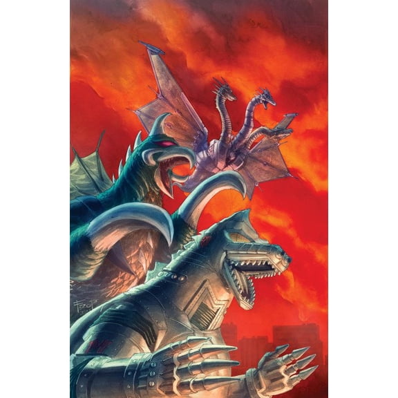 Godzilla: Here There Be Aliens #4C VF ; IDW Comic Book