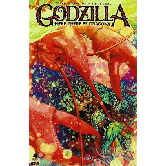 Godzilla: Here There Be Dragons #4A VF ; IDW Comic Book
