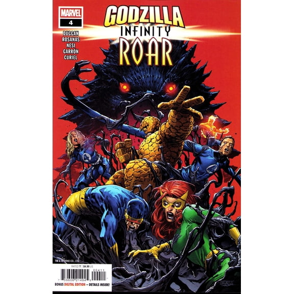 Godzilla: Infinity Roar #4 VF ; Marvel Comic Book
