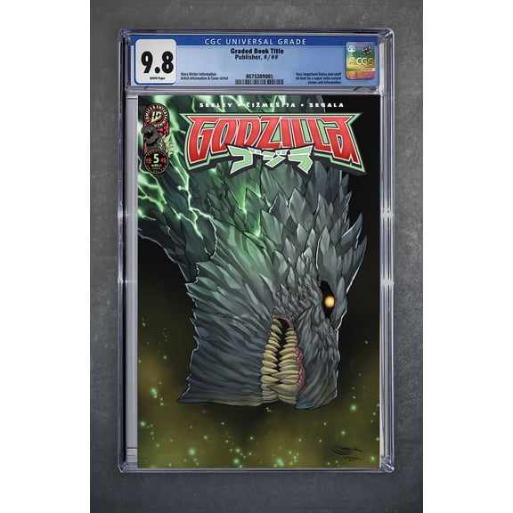 Godzilla [Kai-Sei] 5 CGC Universal Series 9.8 Sajad Shah Variant A Trade LTD 500 [12/3/25]