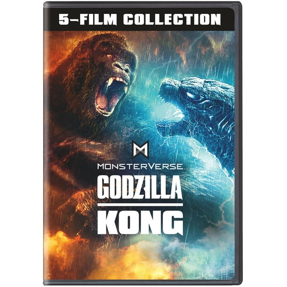Godzilla/Kong Monsterverse 5-Film Collection (DVD), Warner Bros., Action & Adventure