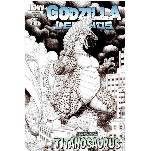Godzilla Legends #3C VF ; IDW Comic Book