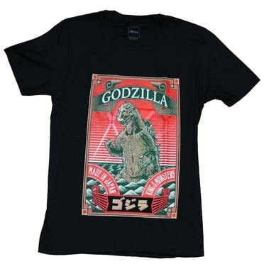 Godzilla Men's Made In Japan Slim Fit T-shirt XX-Large Black