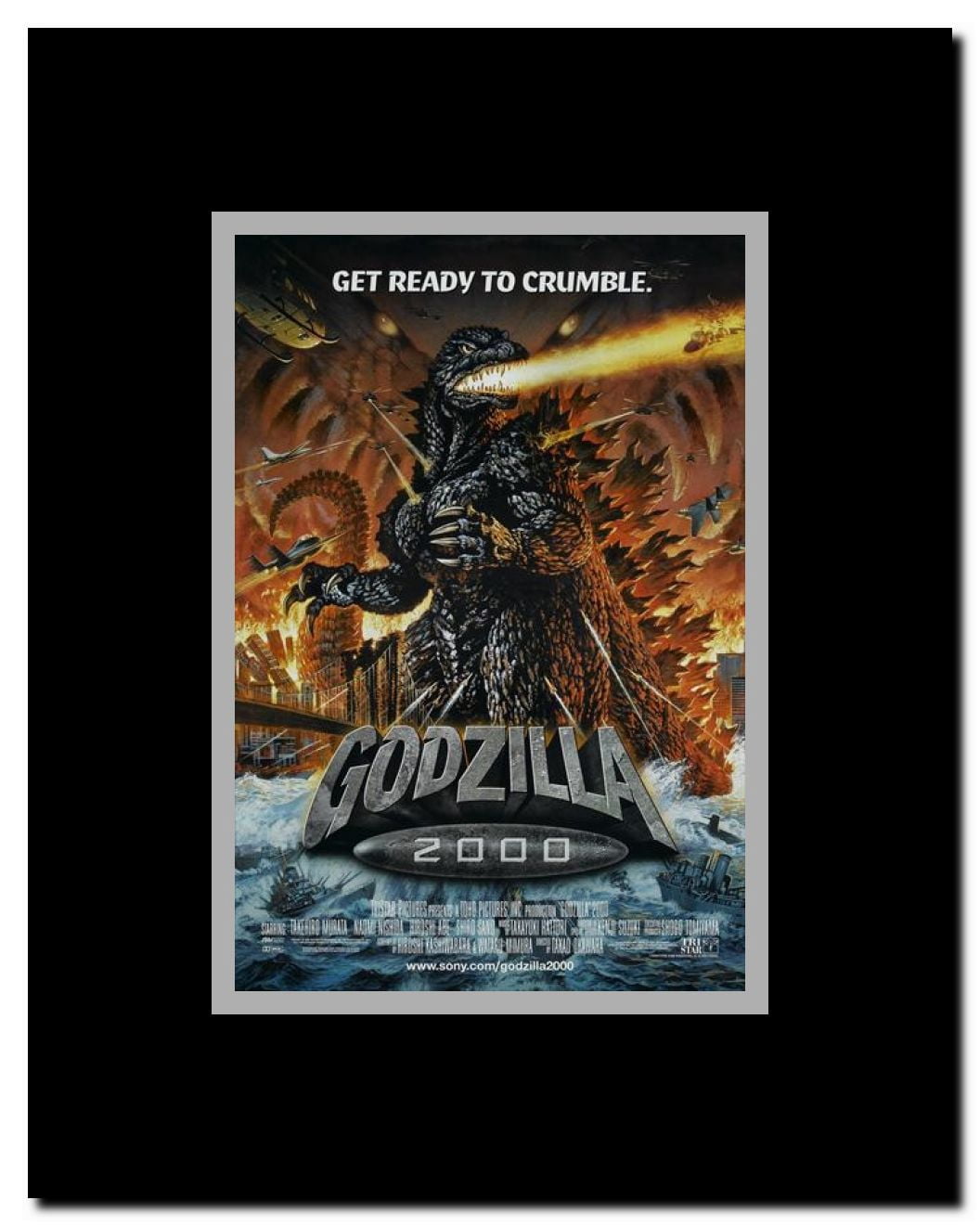 Godzilla Millenium Framed Movie Poster